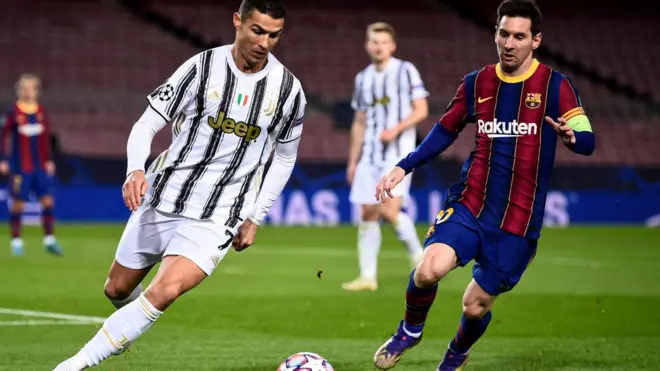 роналду и месси