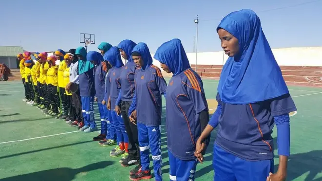 Gabdhaha ayaa muujiyay xirfad wanaag oo koleyga ah