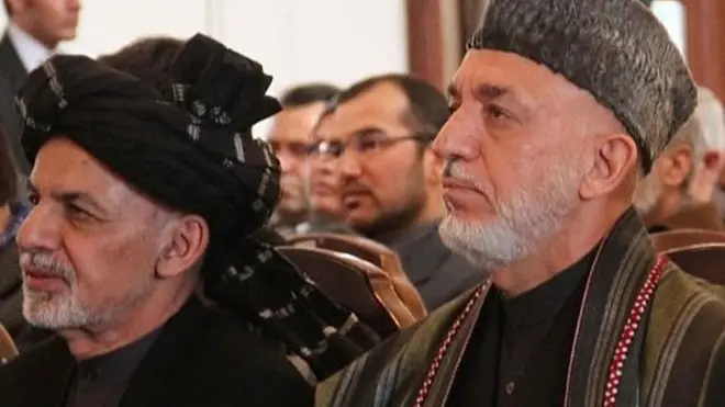 کرزی او غني