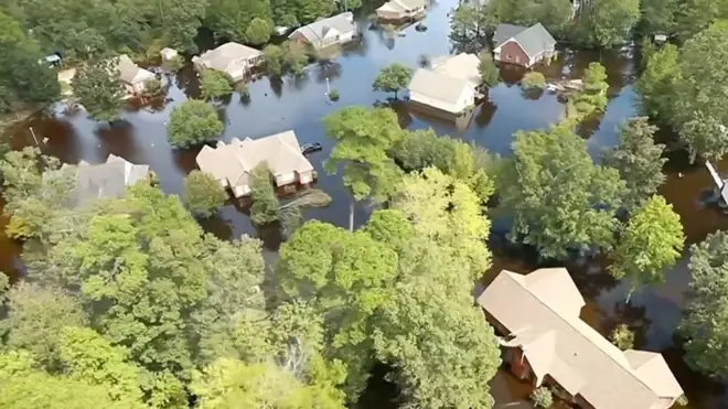 Затопленные районы США