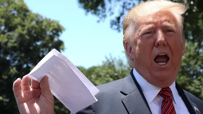 ፐረዚደንት ዶናልድ ትራምፕ