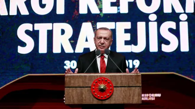 الرئيس التركي رجب طيب أردوغان