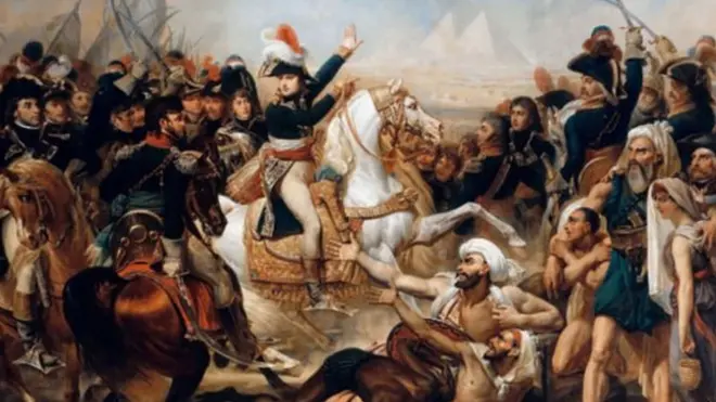 جاء بونابرت إلى مصر يرافقه أكثر من 160 عالما وفنانا، اختارهم بعناية فائقة