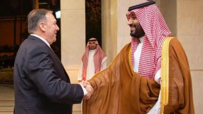 بن سلمان وبومبيو