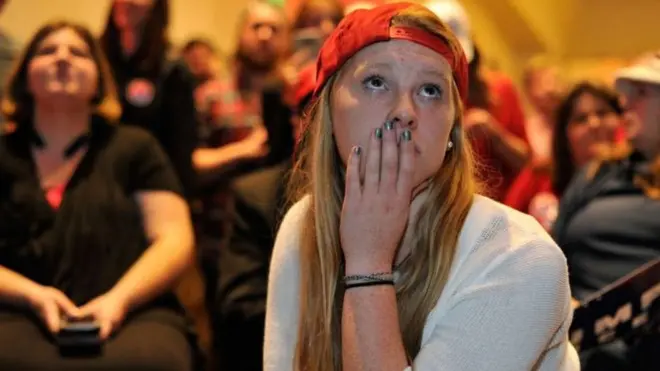 صورة أرشيفية من الانتخابات الرئاسية الأمريكية عام 2016