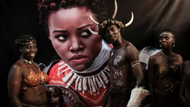 Lupita wey come from Kenya act inside di film as Nakia