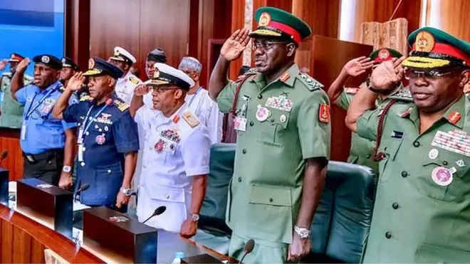 Nigeria service chiefs