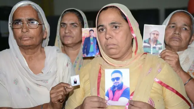 અપહરણ કરાયેલા પંજાબીઓના પરિવારજનો