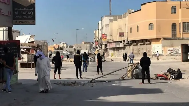 محتجون بحرينيون