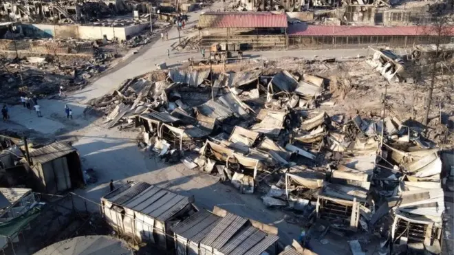 मोरिया में प्रवासी शिविर