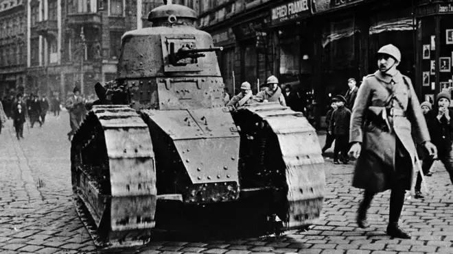 Tanque FT en 1919
