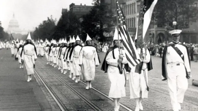 Marcha del KKK en 1928