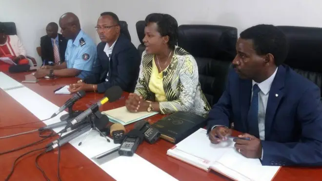 La ministre burundaise de la Justice vendredi à Bujumbura