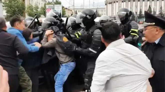 Задержания в Улан-Удэ