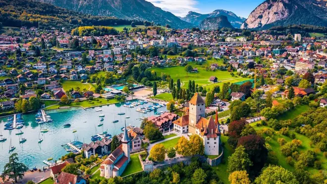 Spiez, en Suisse