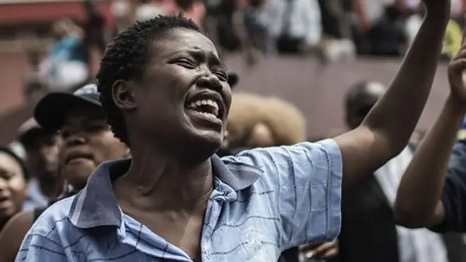 Etudiants en Afrique du Sud