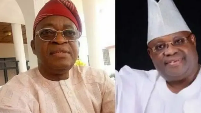 Adegboyega Oyetola and Ademola Adeleke