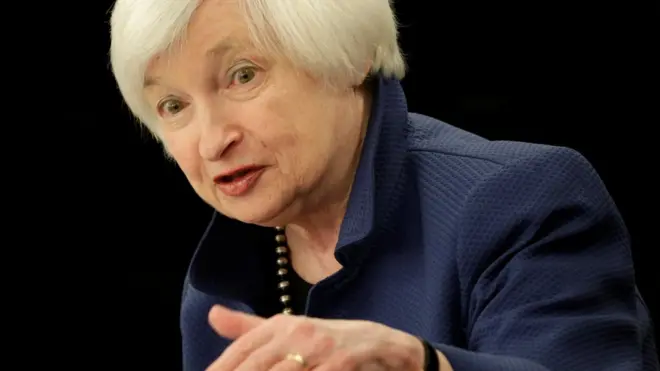 美联储主席耶伦出席15日的记者会。