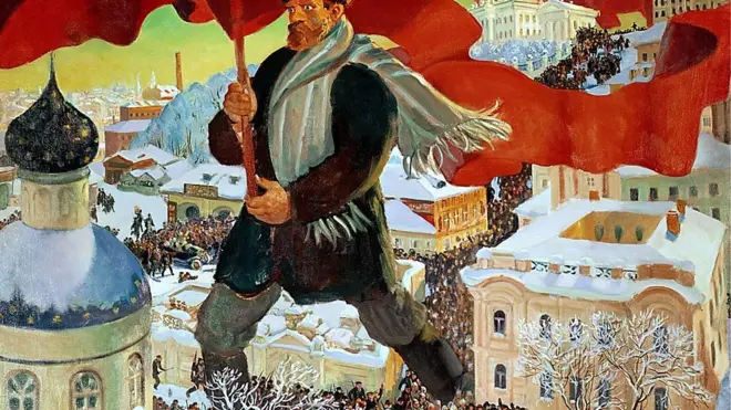 painting by Boris Mikhailovich Kustodiev