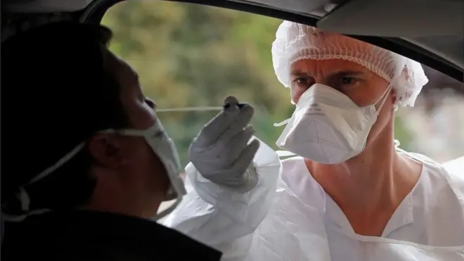 Тестирование на коронавирус во Франции