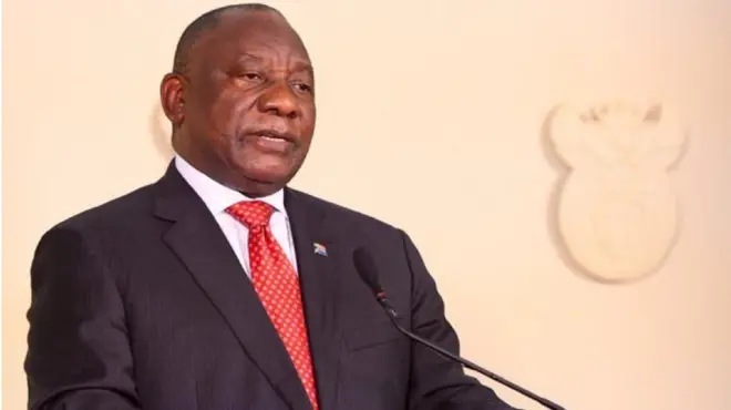 South Africa President Cyril Ramaphosa