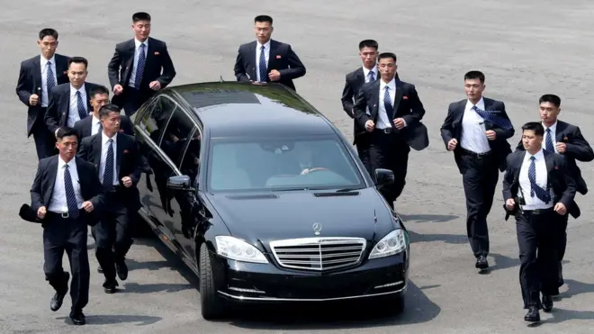 किम जोंग-उन की सुरक्षा