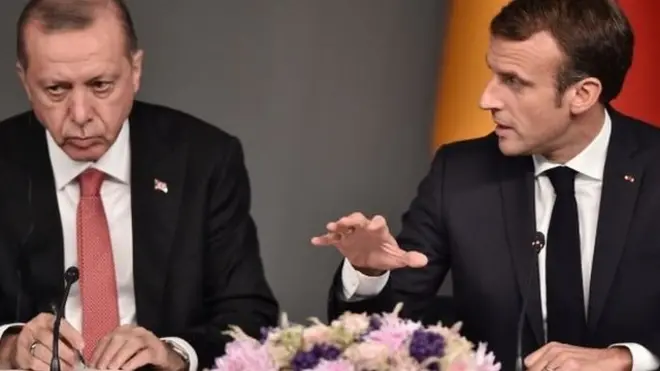 Le président turc et son homologue français