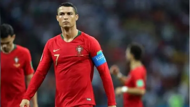 Umukinyi w'imbere wa Portugal Christiano Ronaldo