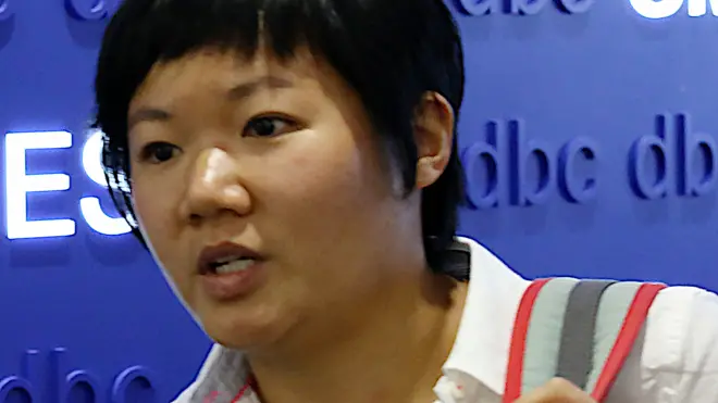 香港电台电视部记者蔡玉玲（资料图片）