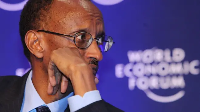 Prezida Kagame mu nama ya World Economic Forum i Davos mu 2009