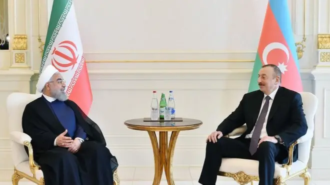 İran prezidenti Həsən Ruhani Azərbaycana iki günlük rəsmi səfərə gəlib