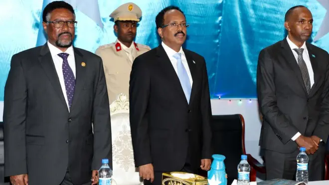 Ka biloow bidix : Guddoomiye Mursal, Madaxweyne Farmaajo iyo Ra'isulwasaare Kheyre