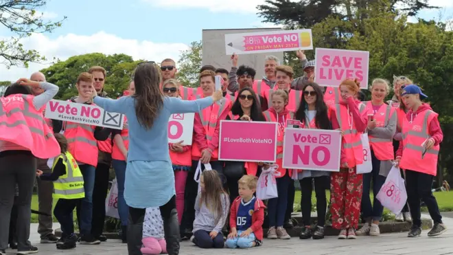 แคที่เดินสายรณรงค์ให้โหวตไม่รับทั่วประเทศไอร์แลนด์