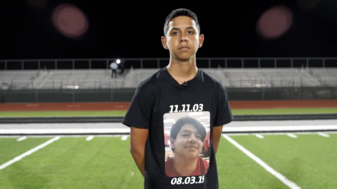 Román García, de 15 años, perdió a uno de sus mejores amigos en el tiroteo de El Paso, que dejó al menos 22 muertos.