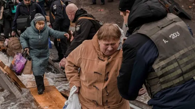 Эвакуация из Ирпеня