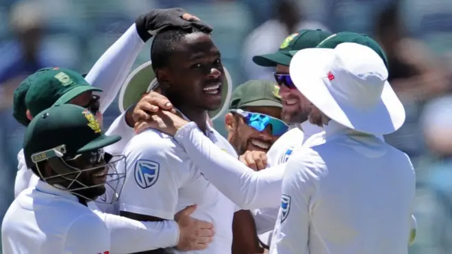 ربادا نے دوسری اننگز میں پانچ وکٹیں حاصل کی ہیں