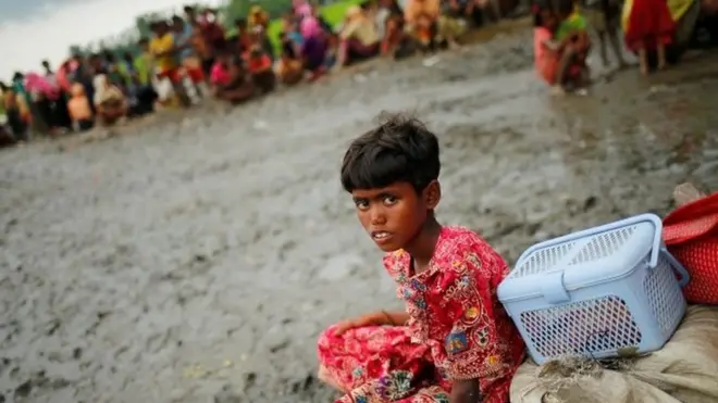 لاجئة من الروهينجا