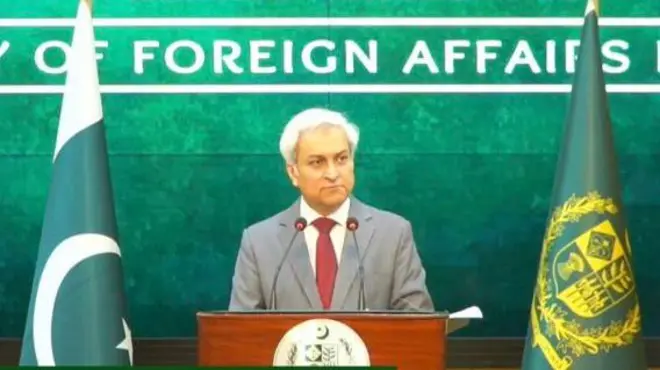 طاهر اندرابی، سخنگوی وزارت خارجه پاکستان