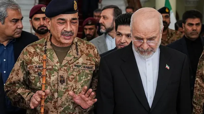عاصم منیر و محمدباقر قالیباف