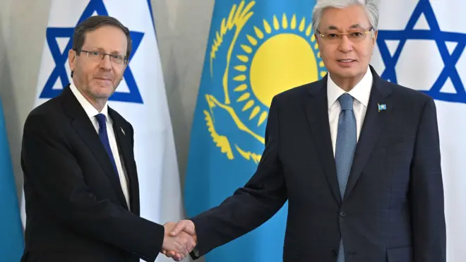 Исроил ва Қозоғистон президентлари