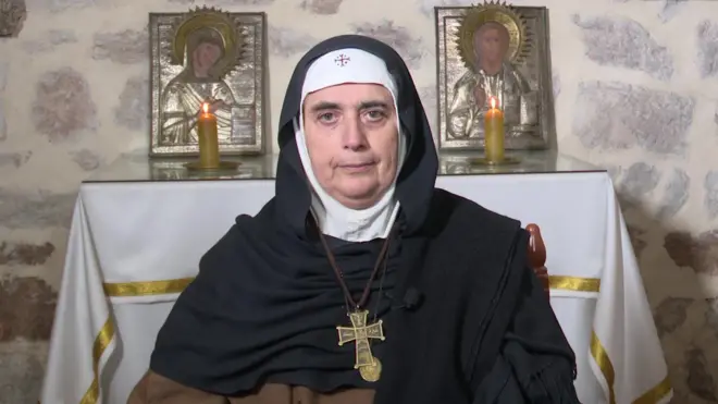 الأم آغنيس مريم للصليب رئيسة دير مار يعقوب المقطّع في سوريا