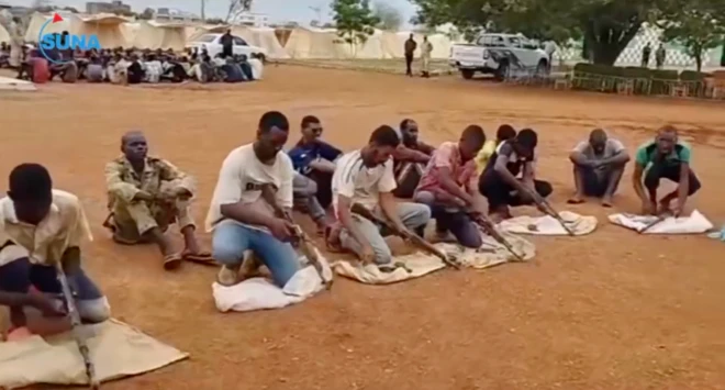 معسكر تدريبي للجيش شرقي السودان