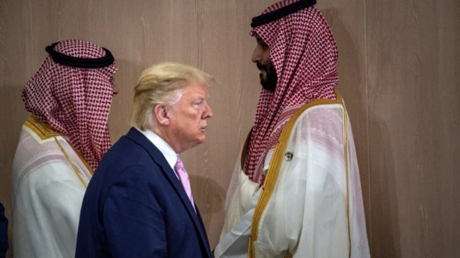 ترامب ومحمد بن سلمان في قمة مجموعة العشرين 2019.