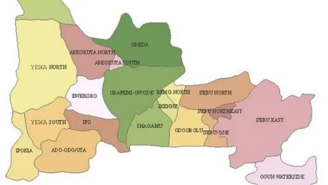 Aworan ẹkùn mẹta ijọba ipinlẹ Ogun