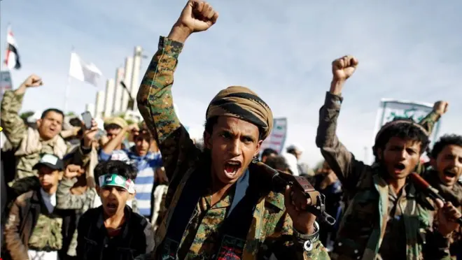 후티 반군의 모습