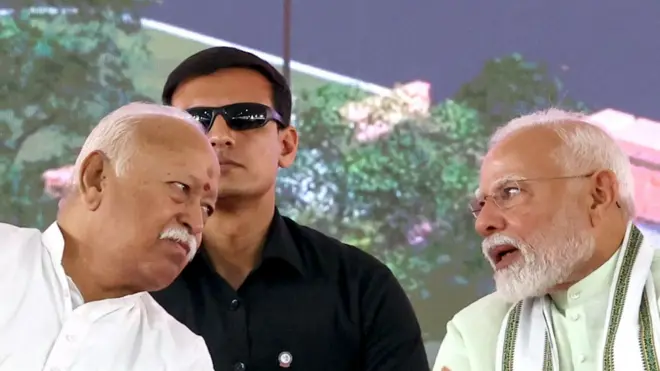 नरेंद्र मोदी, मोहन भागवत