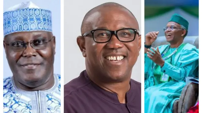Atiku Abubakar, Peter Obi ati Nasir El-Rufai