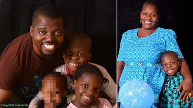 Raymond Nfonnbok and im family wey die from electrocution
