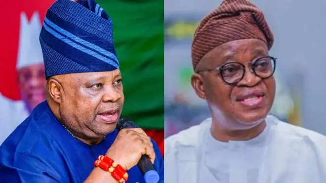 Ademola Adeleke àti Gboyega Oyetola