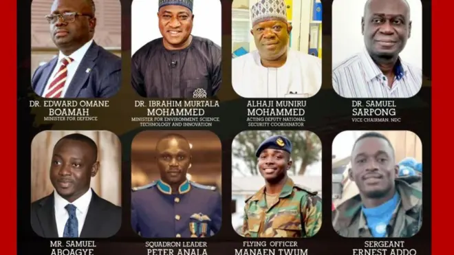 collage of the deceased